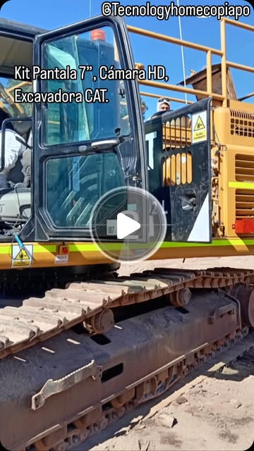 Kit de pantalla y cámara · excavadora CAT