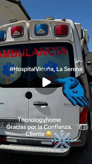 Climatización de ambulancia · Hospital de Vicuña